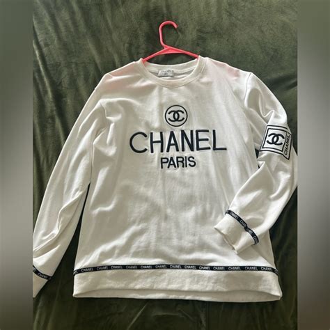 chanel white knit|Chanel knit pullover.